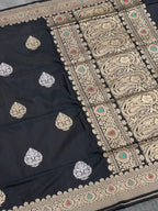 Handloom Kadhwa Katan Silk Saree