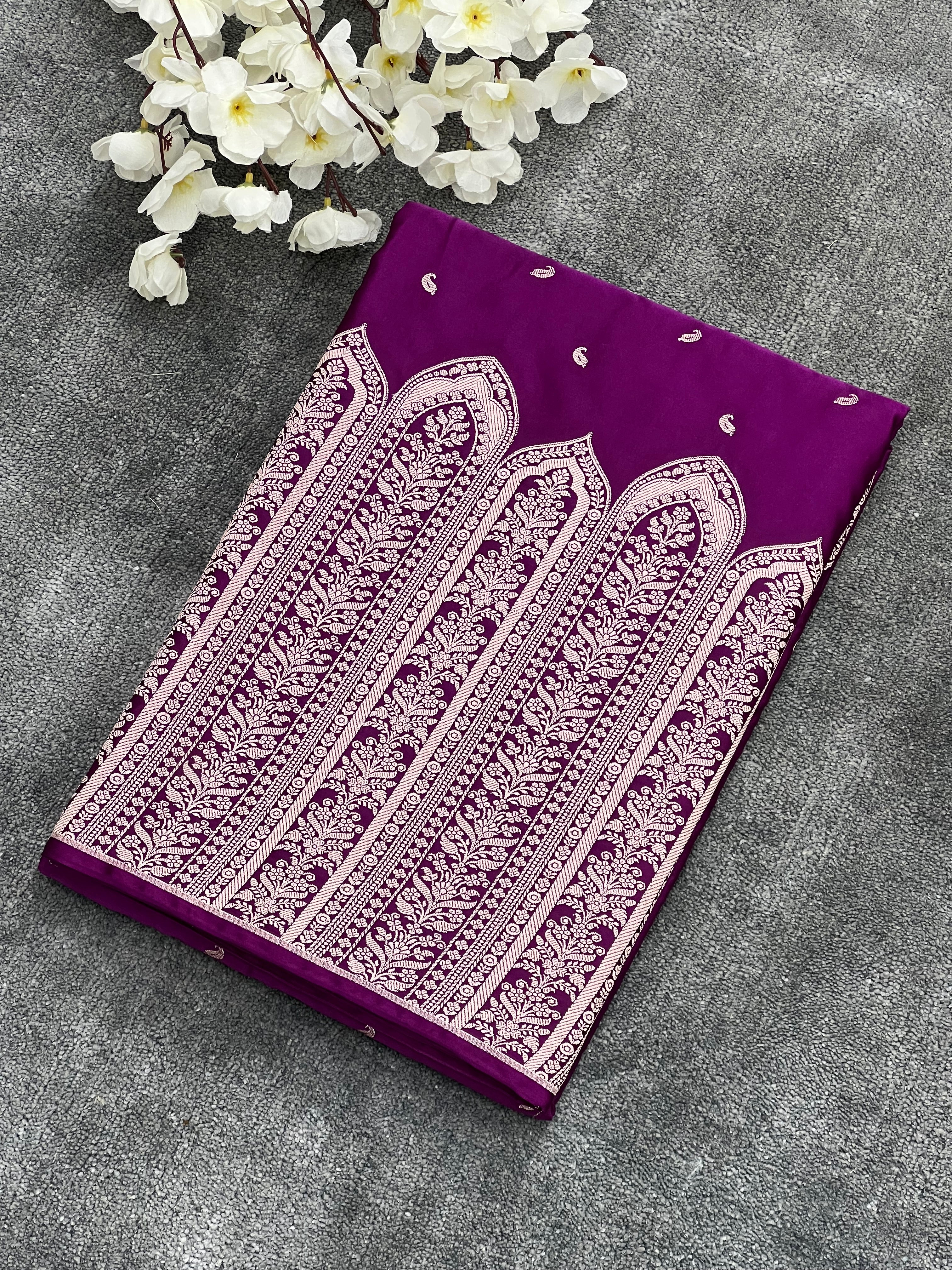 Ultimate Traditional Mashru Katan Silk Saree