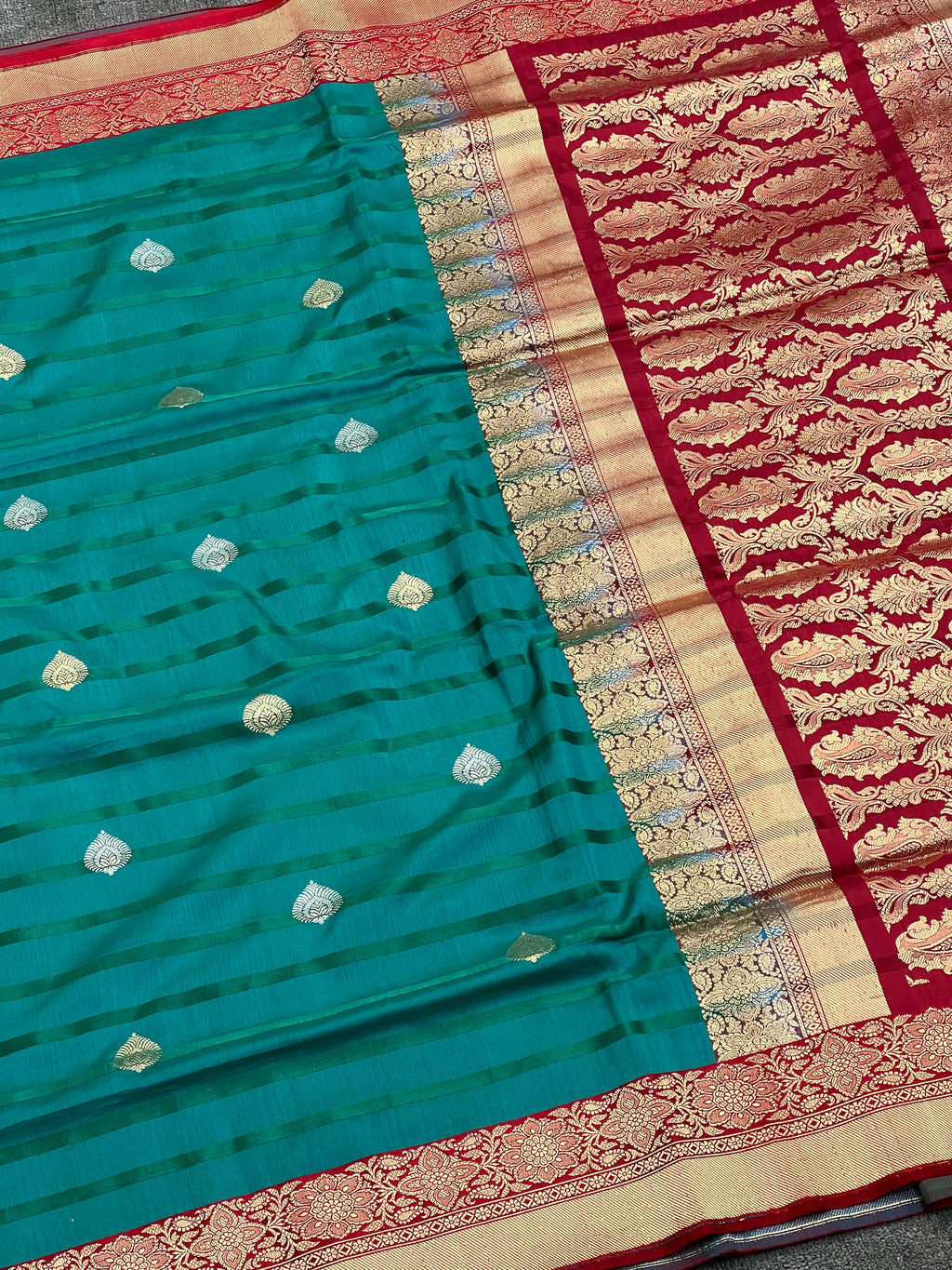 Handloom Kadhwa Katan Silk Saree