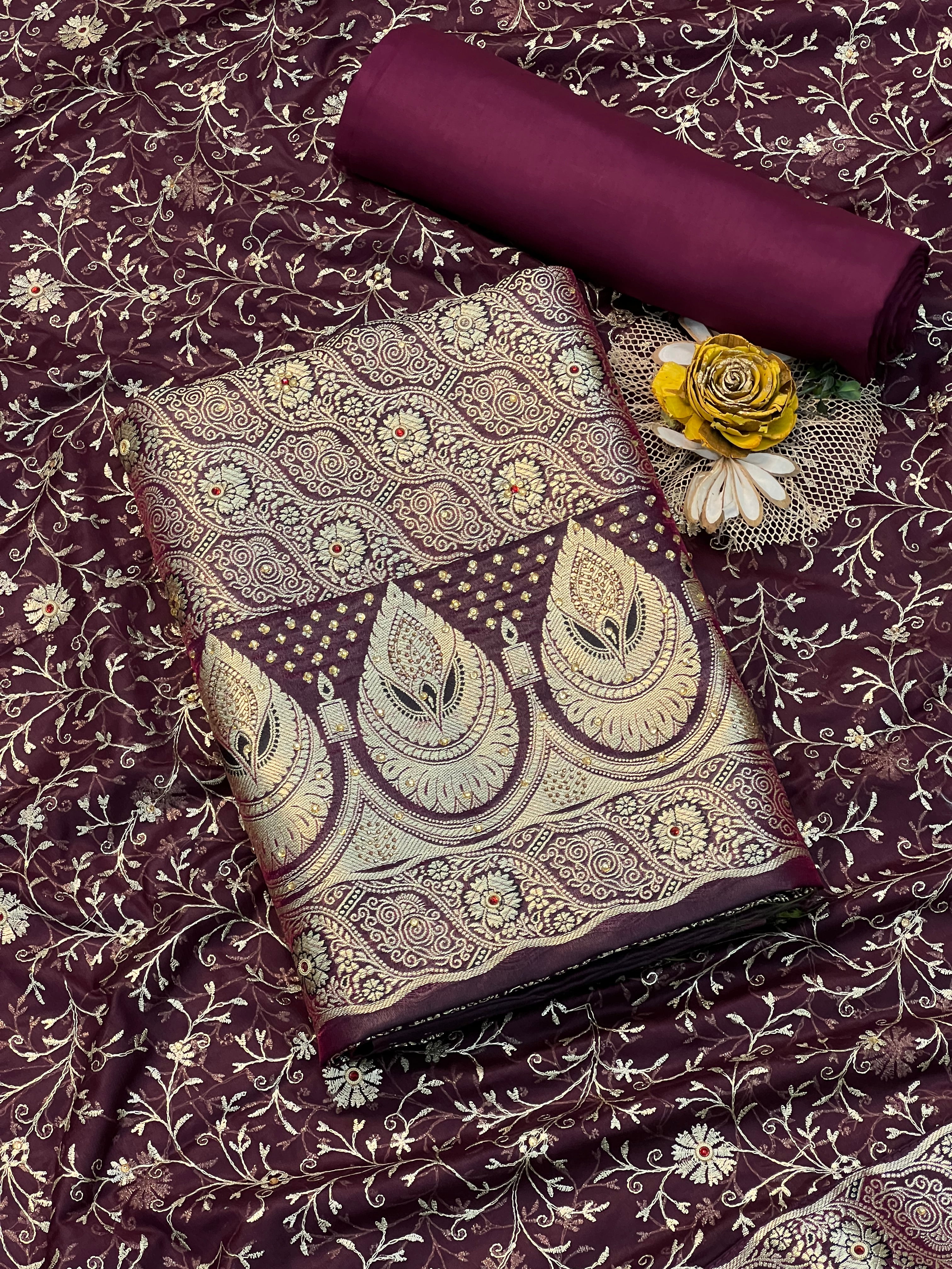 Banarasi Katan Garara