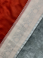 Plain Body Mashru Katan Silk Saree