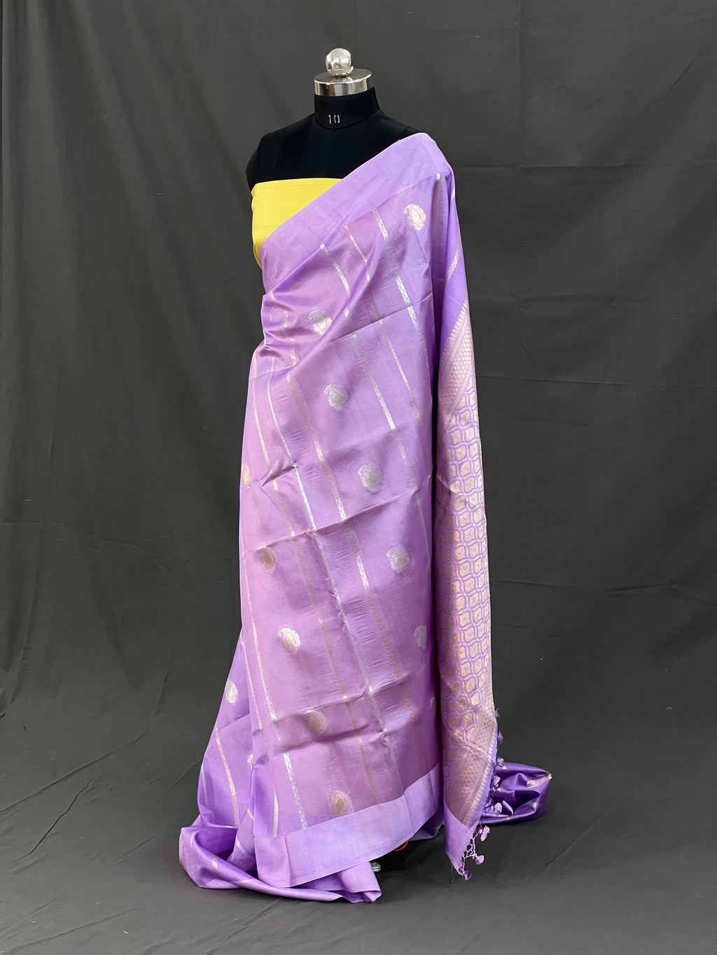 Traditional Handloom Pure Mango Silk Saree