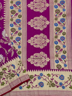 Vibrant Bridal Katan Silk Saree