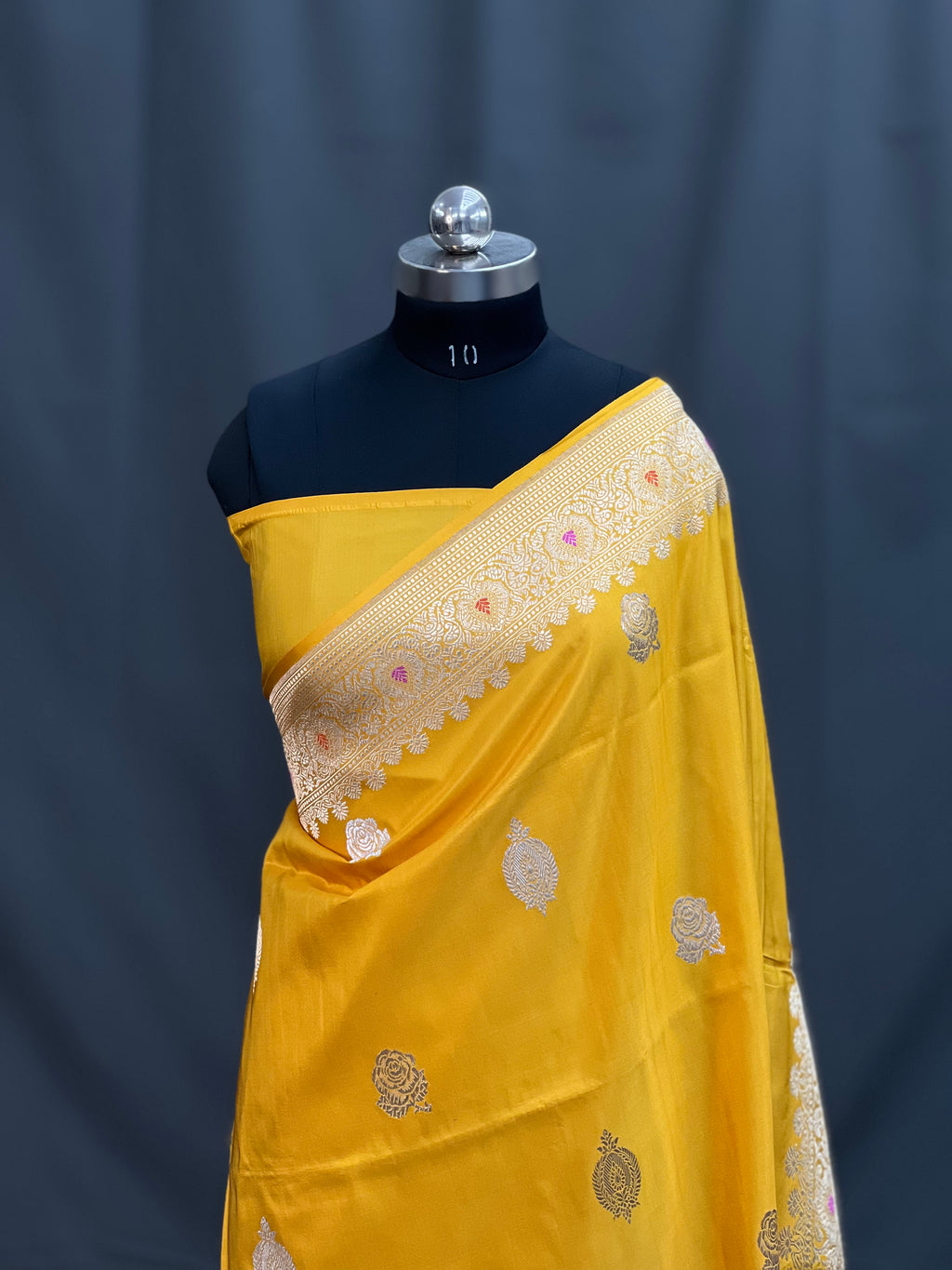 Handloom Kadhwa Pure Katan Silk Saree