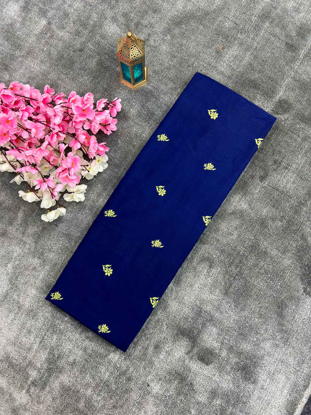Handloom Katan Silk Embroidery Saree
