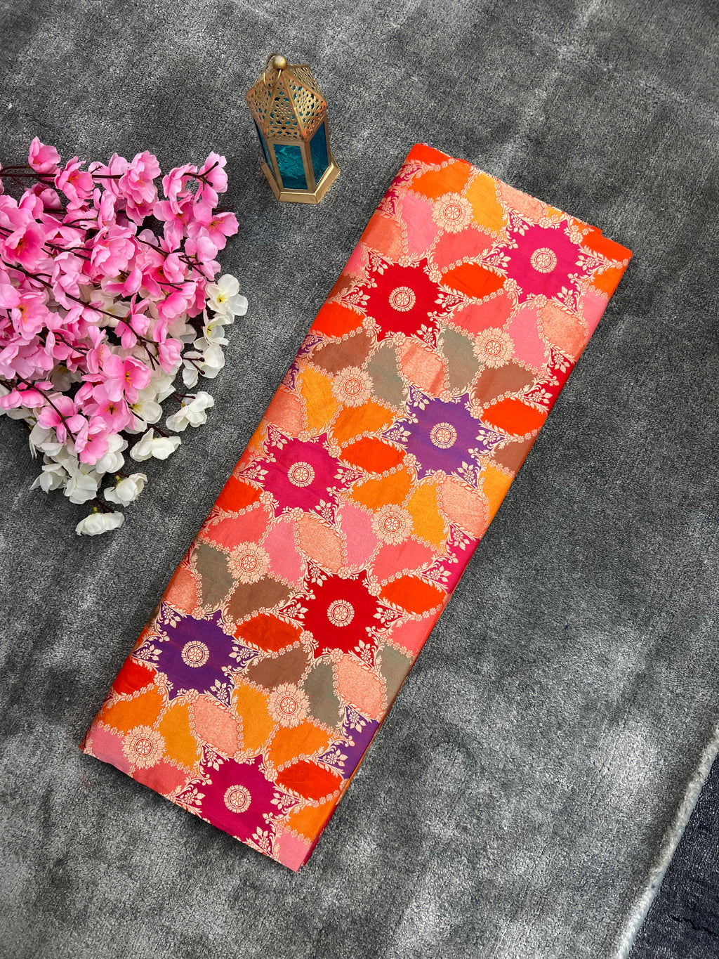 Handwoven Rarest Rangkat Pure Katan Silk Saree