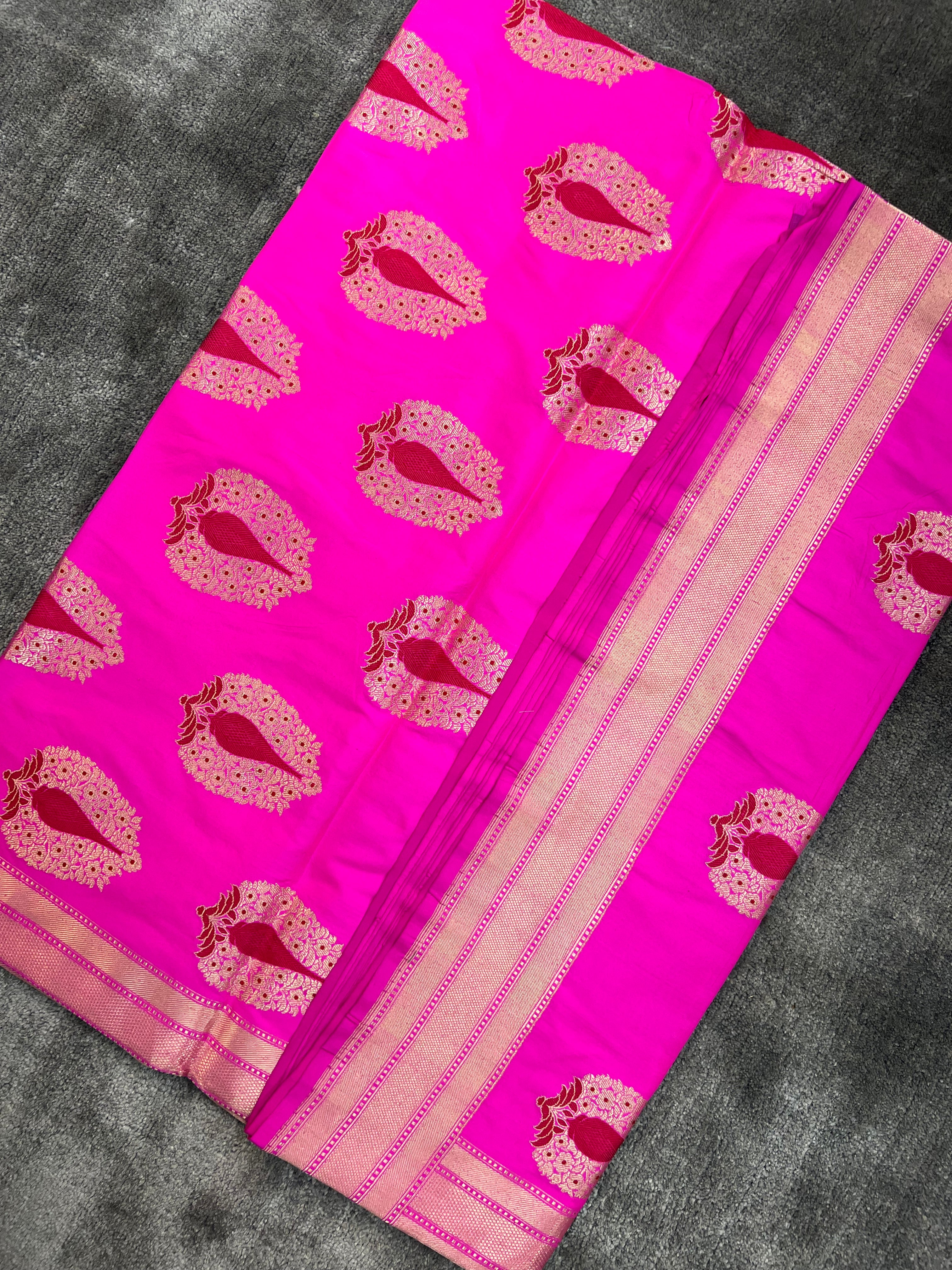 Handloom Kadhwa Katan Silk Saree