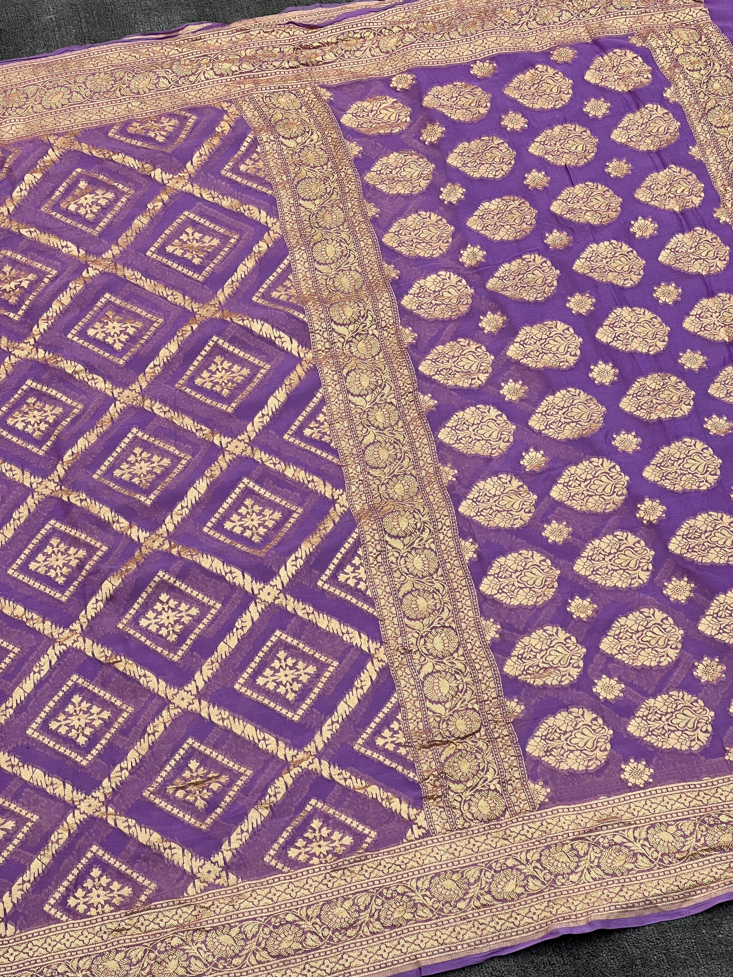 Handloom Khaddi Georgette Saree