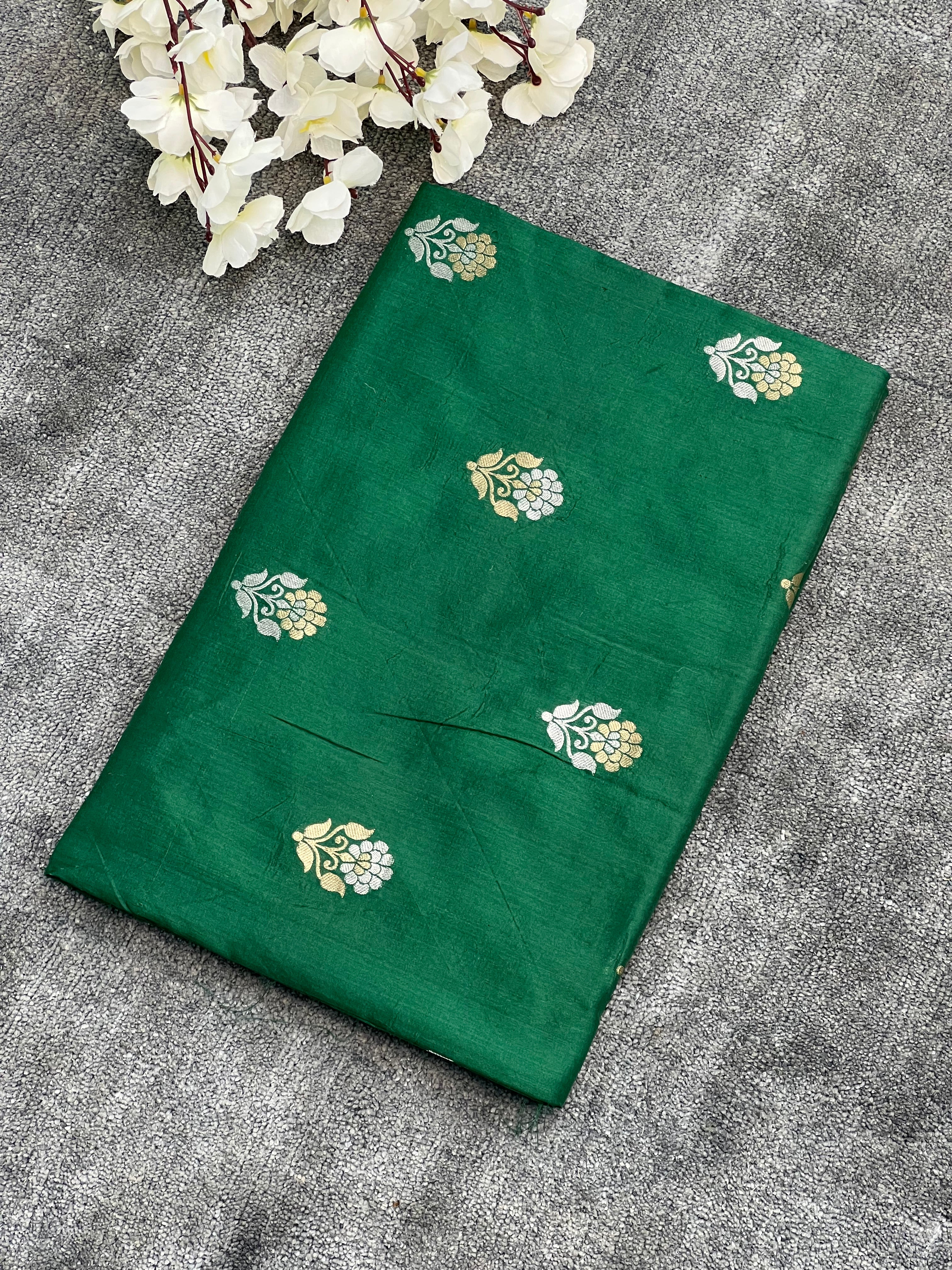 Aesthetic Pure Handloom Katan Silk Saree