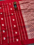 Traditional Handloom Pure Mango Silk Saree