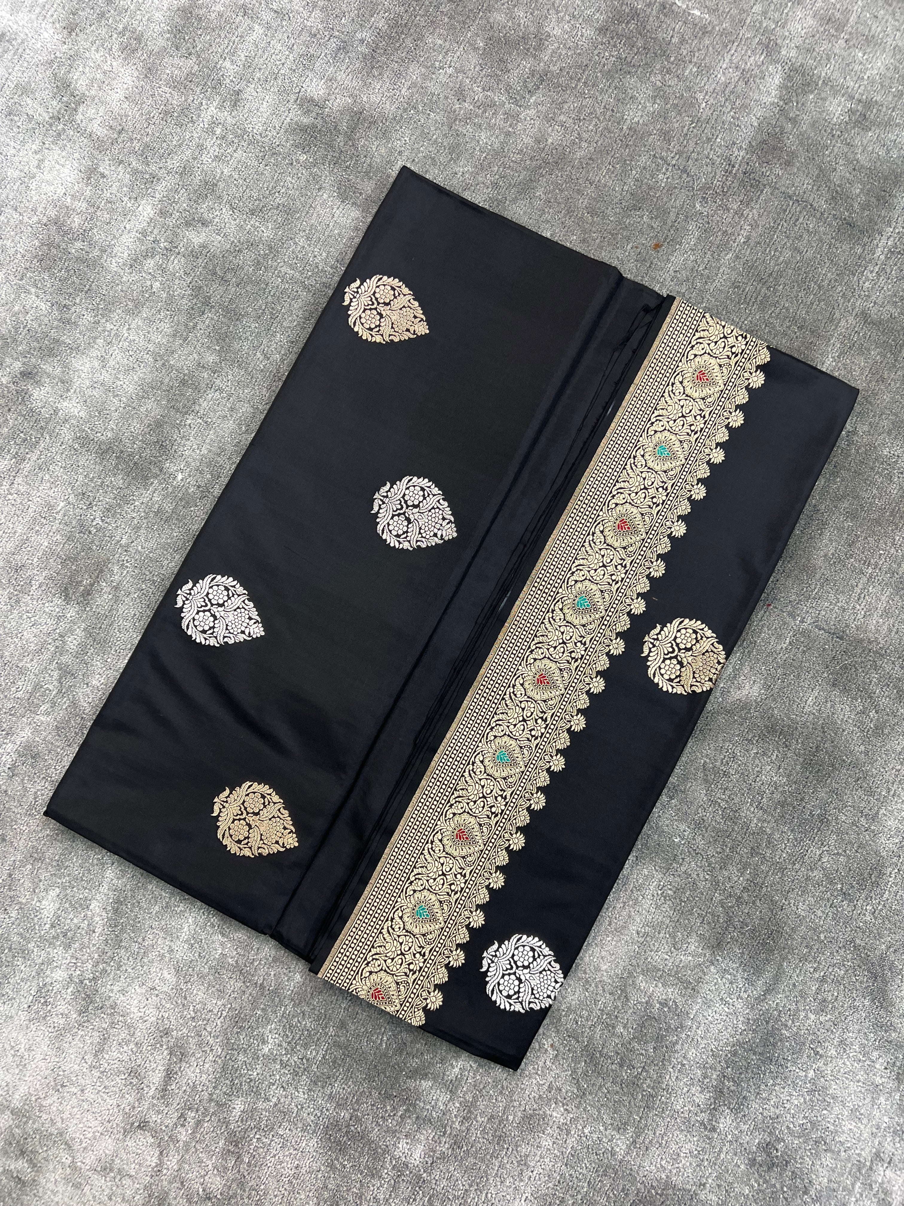 Handloom Kadhwa Katan Silk Saree