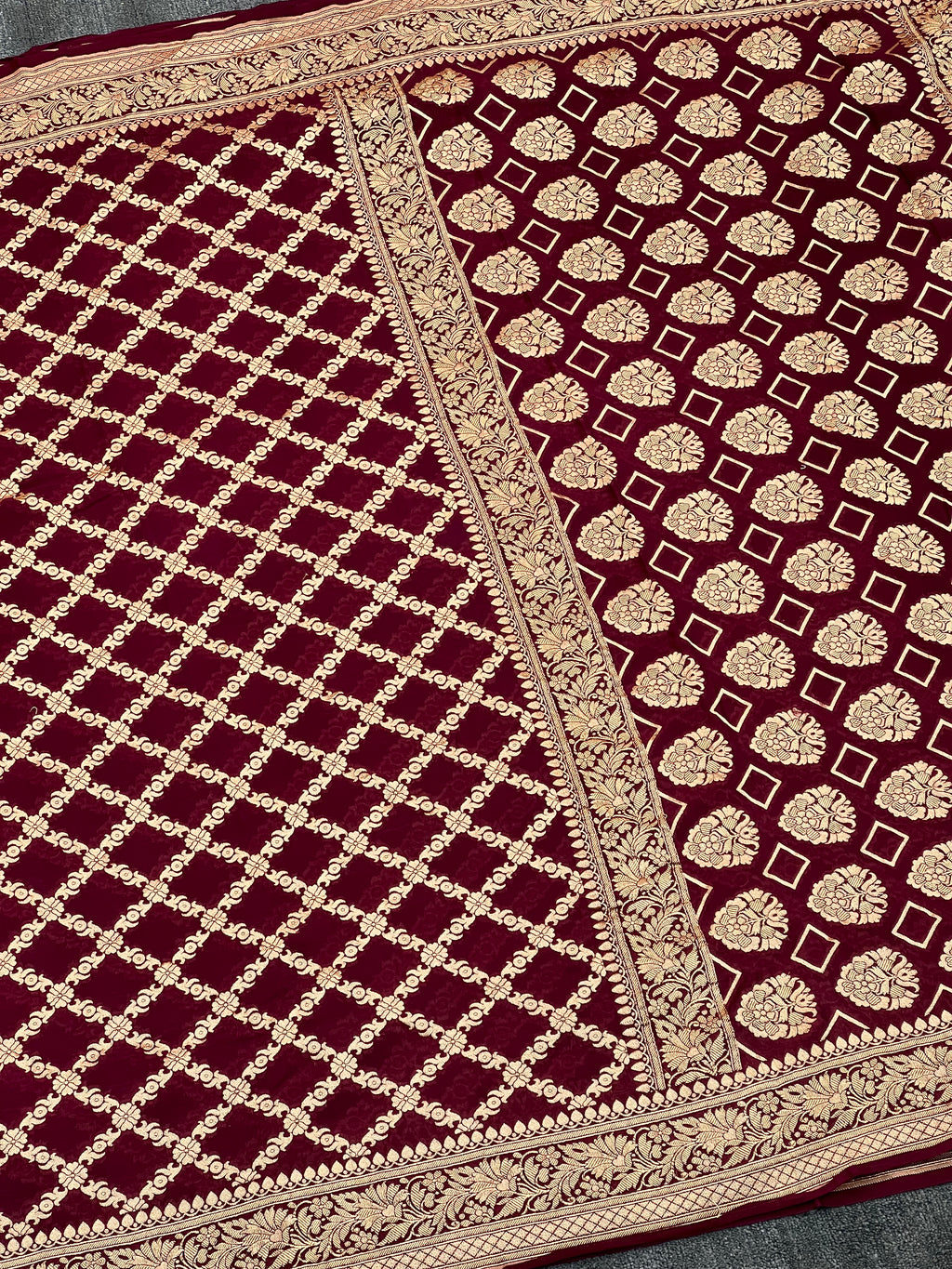 Handloom Khaddi Georgette Saree