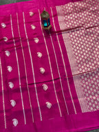 Traditional Handloom Pure Mango Silk Saree