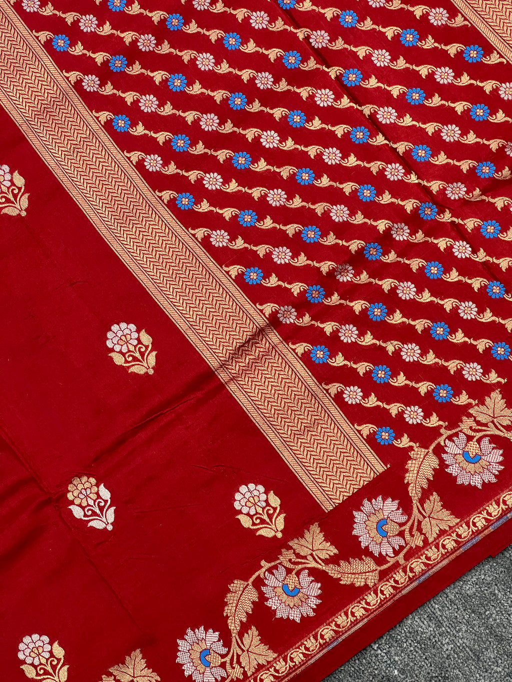 Aesthetic Pure Handloom Katan Silk Saree