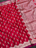 Rare Rose Mashru Katan Silk Saree
