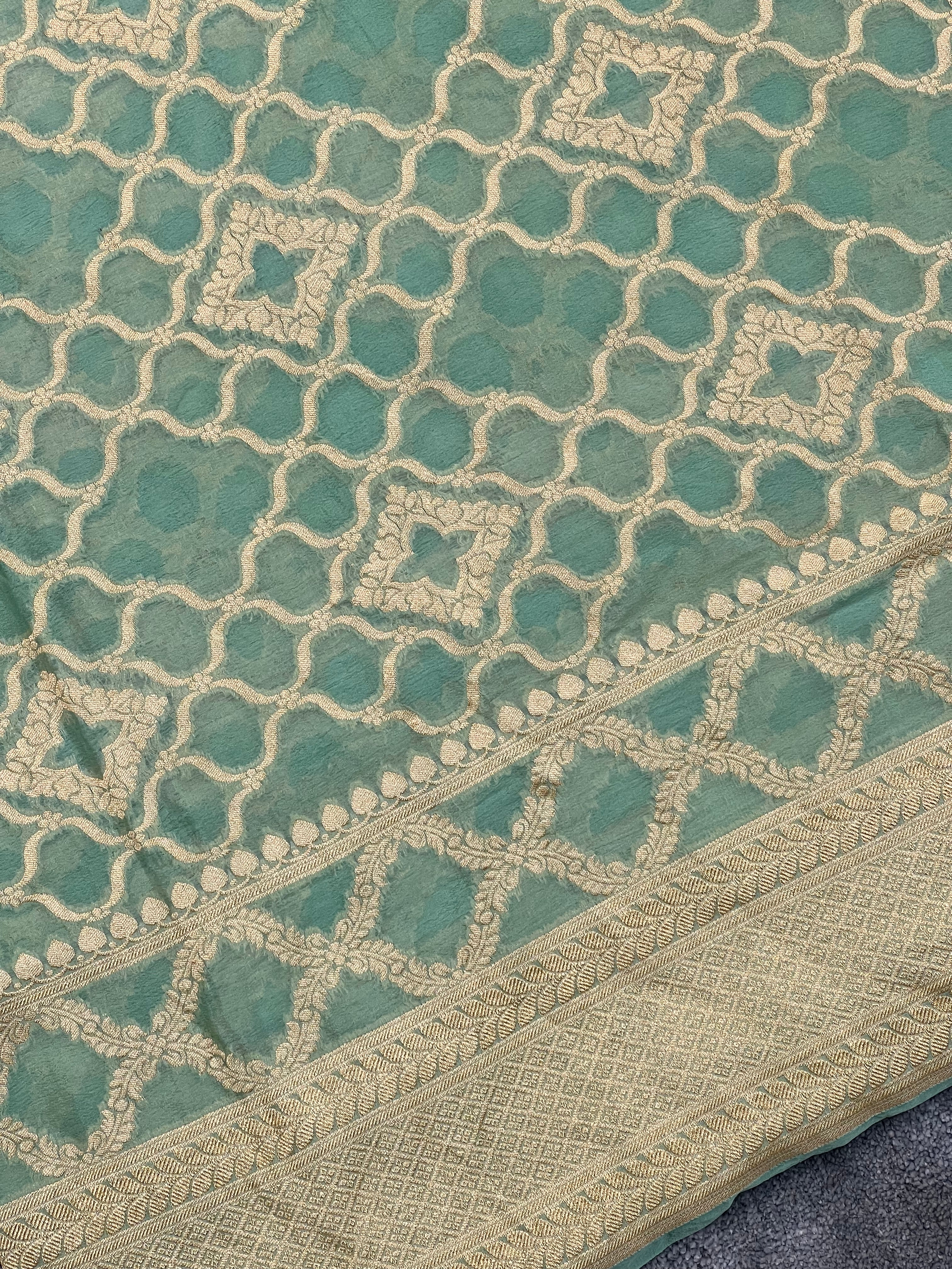 Handloom Khaddi Georgette Saree