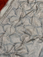 Plain Body Mashru Katan Silk Saree