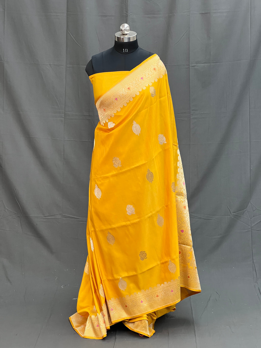 Handloom Kadhwa Pure Katan Silk Saree