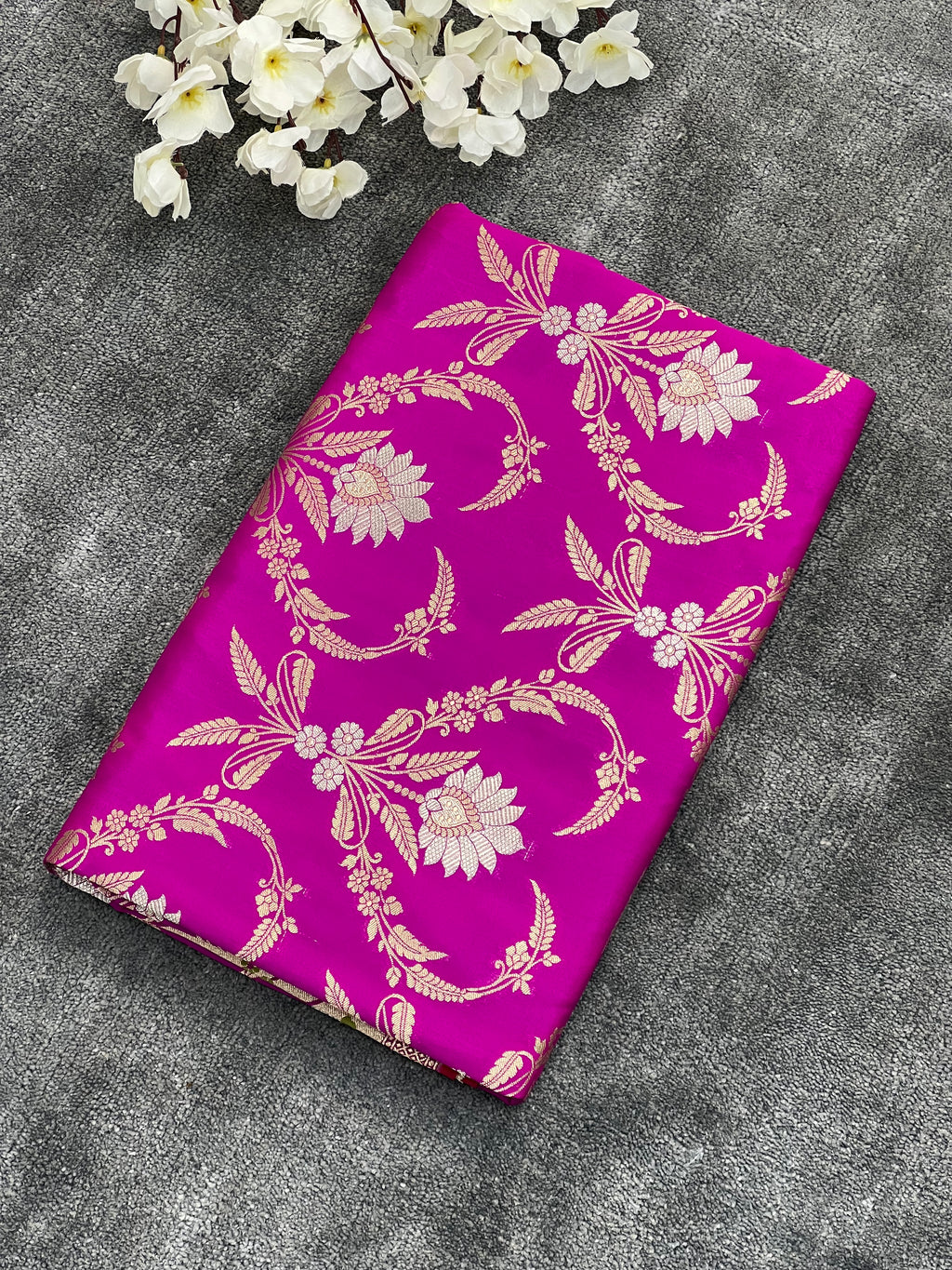 Vibrant Bridal Katan Silk Saree
