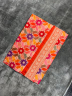 Handwoven Rarest Rangkat Pure Katan Silk Saree