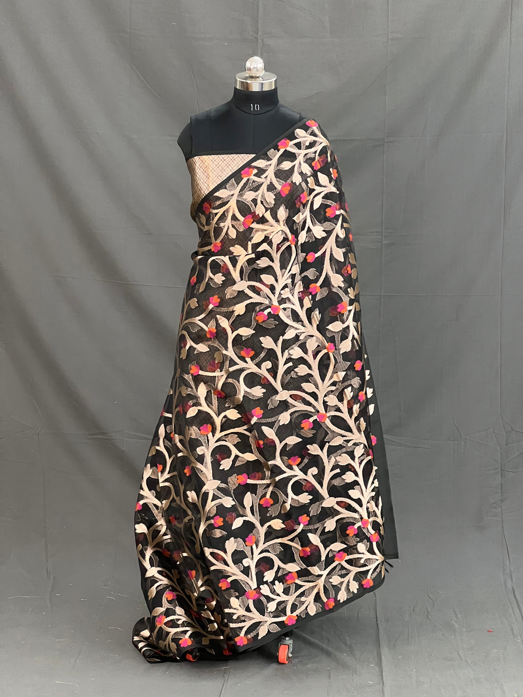 Dark Fantasy Organza Silk Saree
