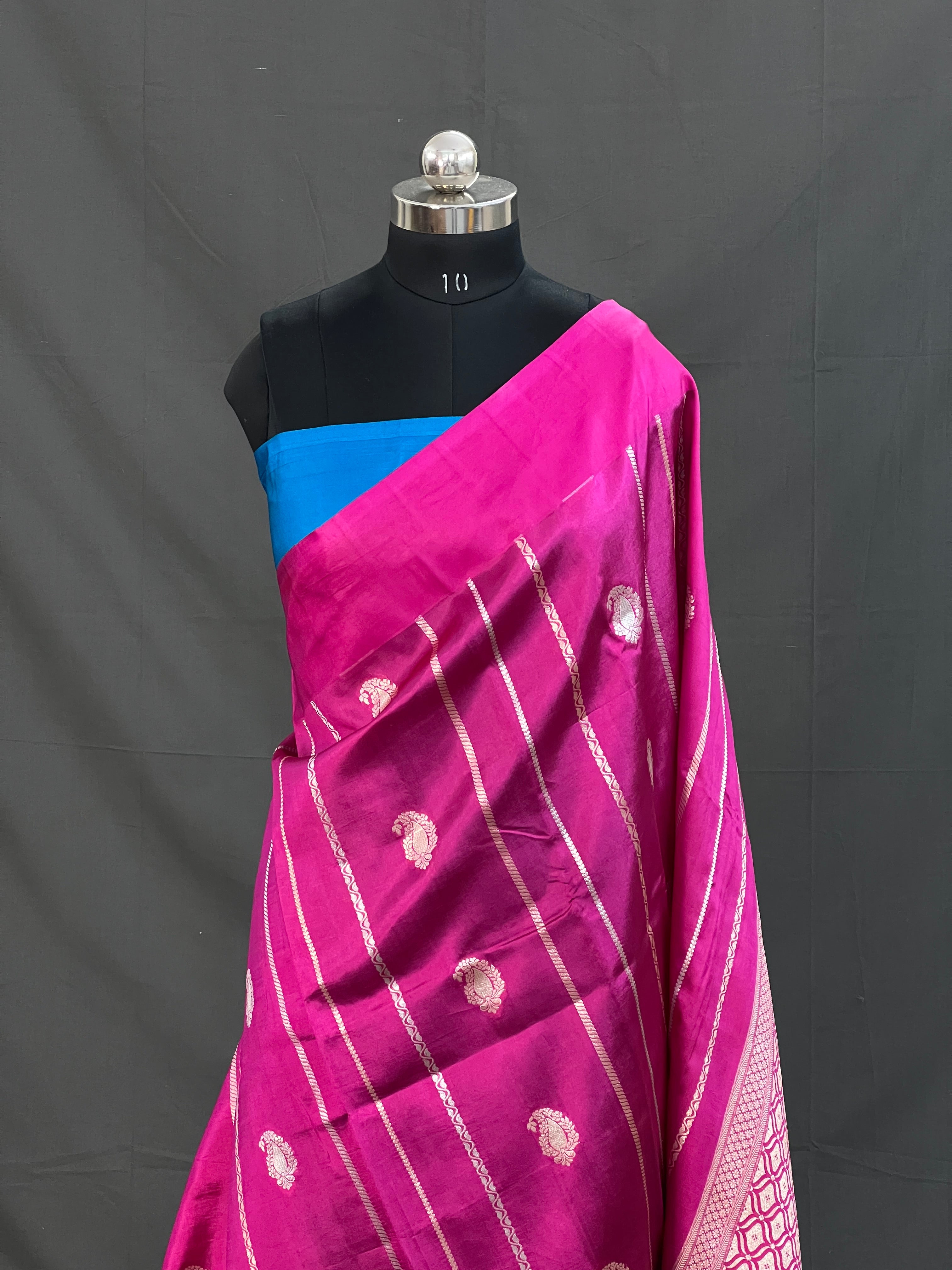 Traditional Handloom Pure Mango Silk Saree