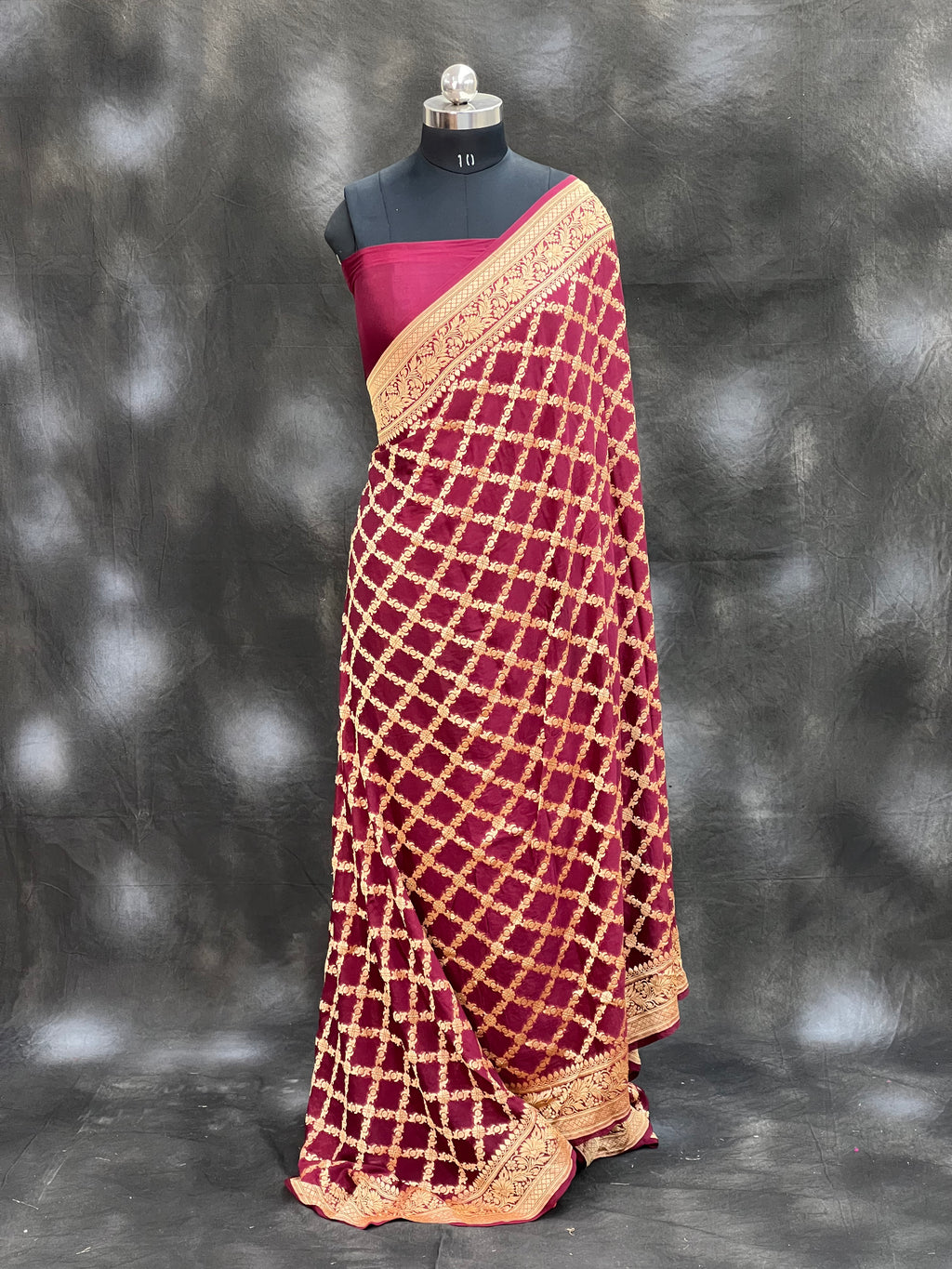 Handloom Khaddi Georgette Saree