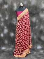 Handloom Khaddi Georgette Saree