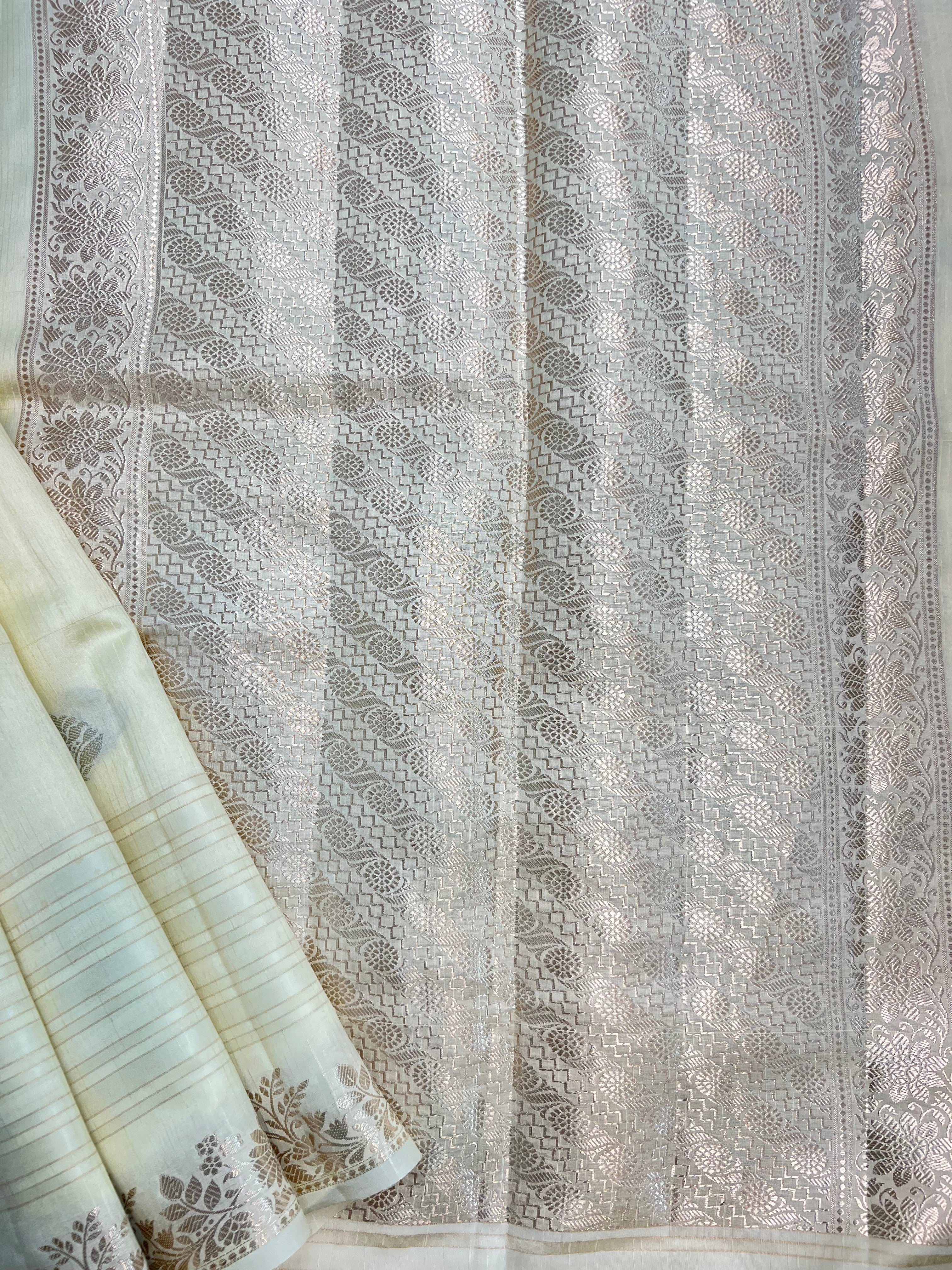 Eye Catching Green Mango Silk Saree