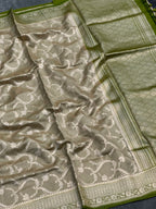 Handloom Pure Chiniya Silk Saree