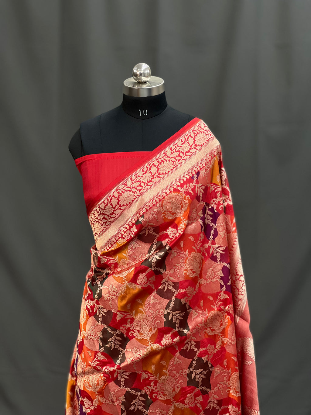 Handwoven Rarest Rangkat Pure Katan Silk Saree