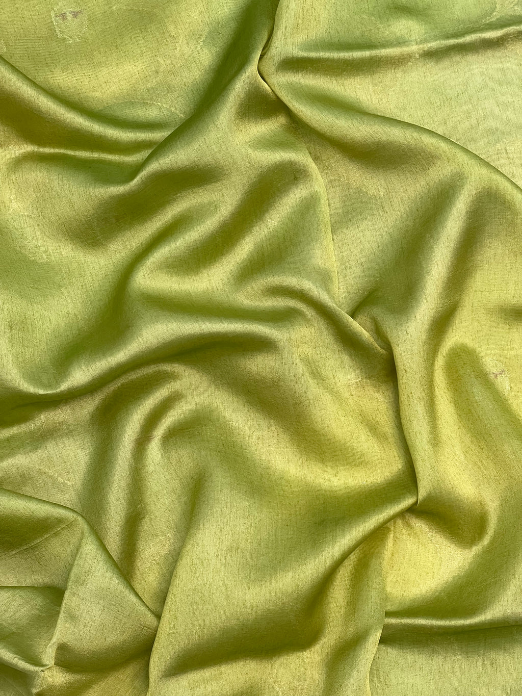 Rare Banarasi Green Mango Silk Saree