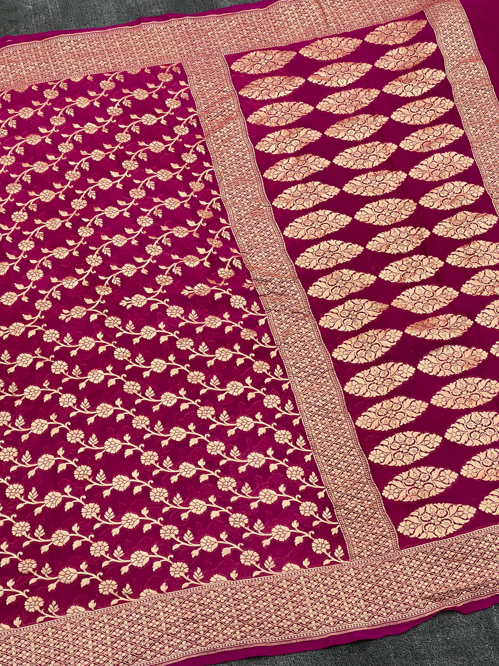 Handloom Khaddi Georgette Saree