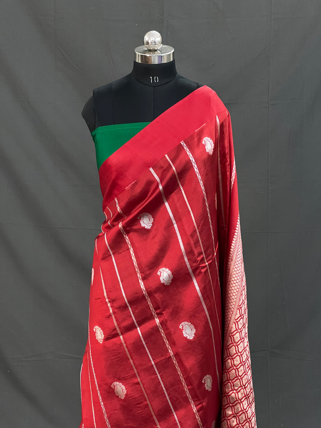 Traditional Handloom Pure Mango Silk Saree
