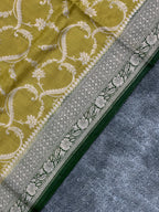 Handloom Pure Chiniya Silk Saree