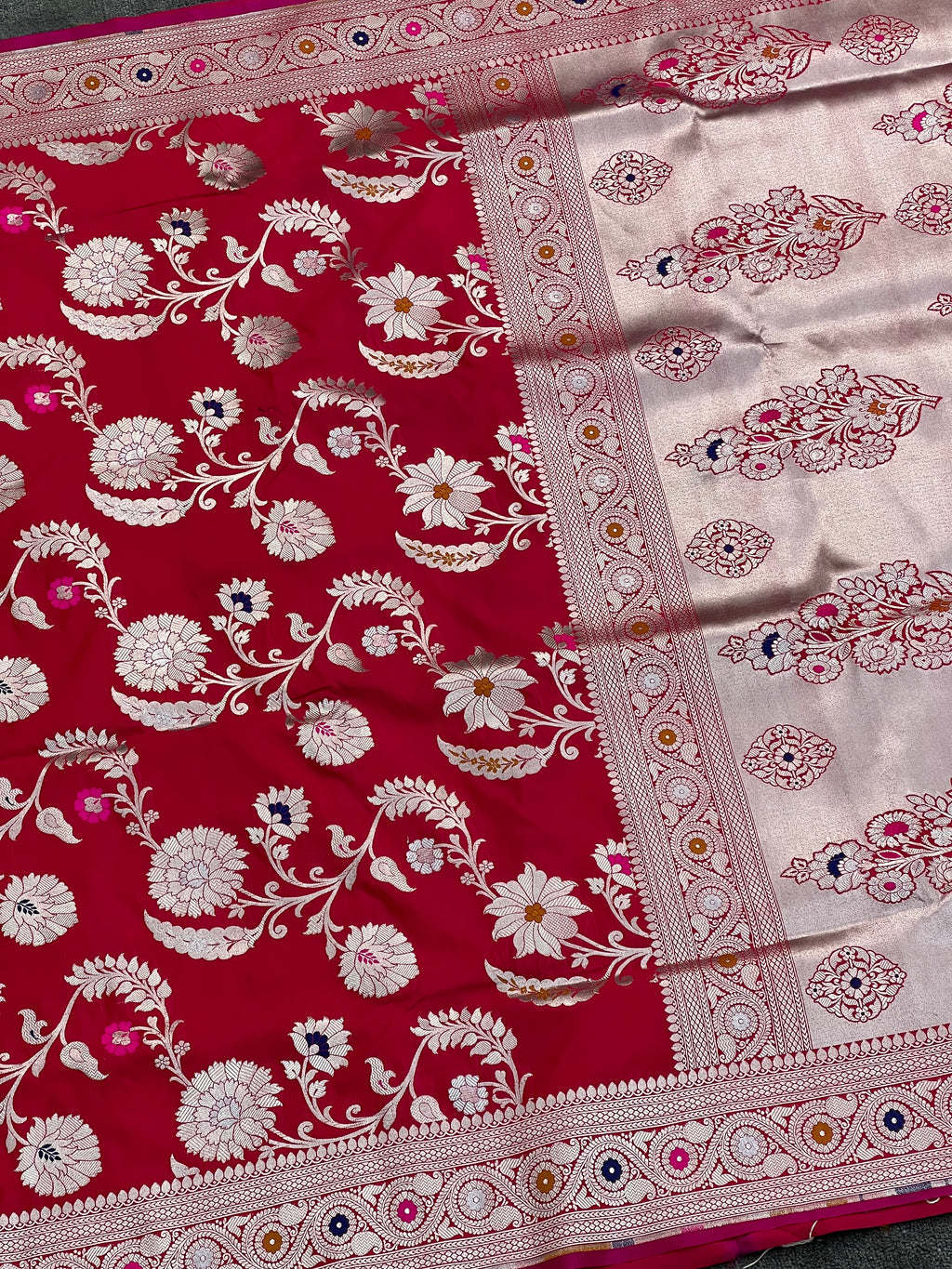 Jungla Katan Silk Saree