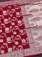 Jungla Katan Silk Saree