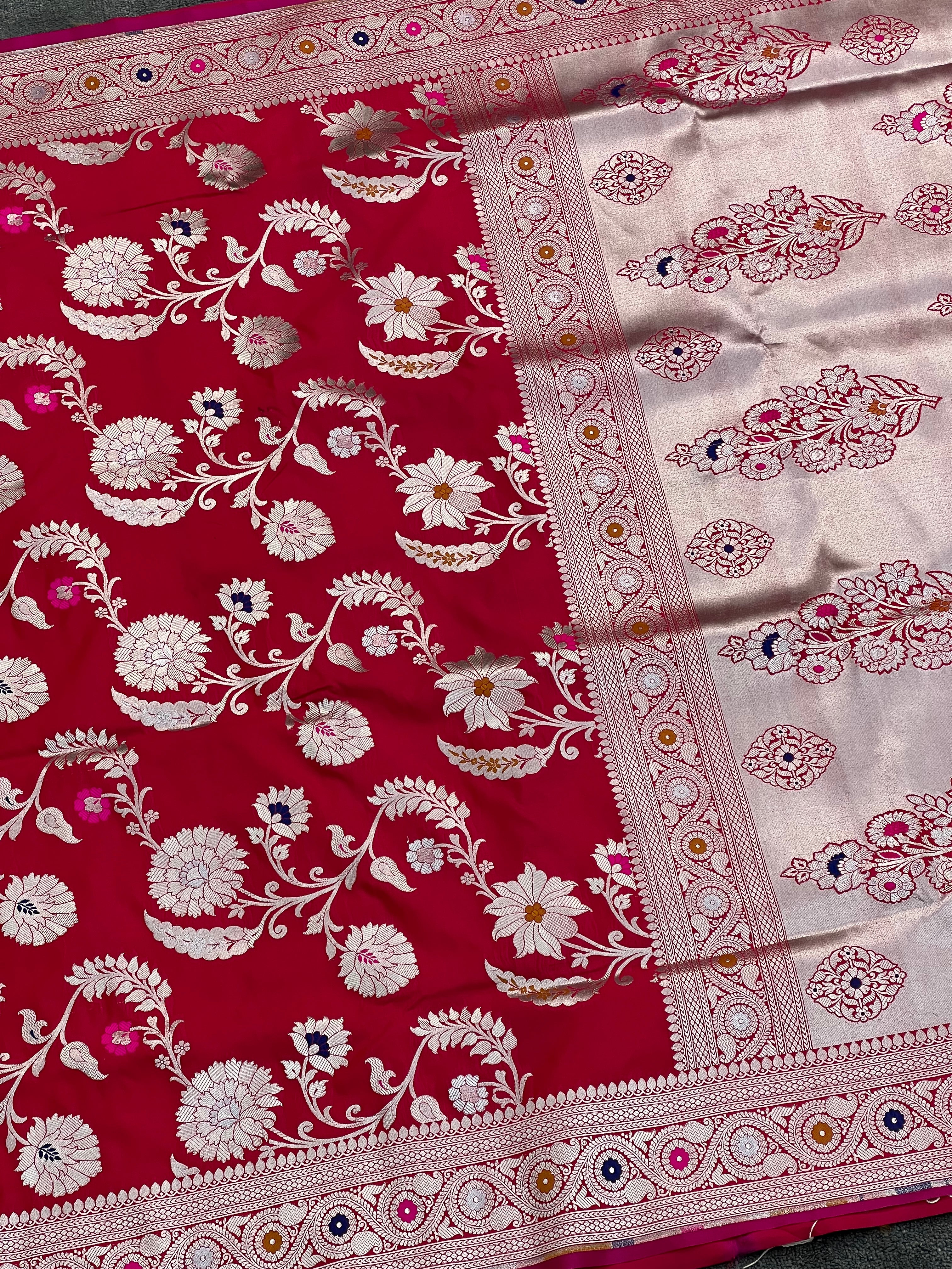 Jungla Katan Silk Saree