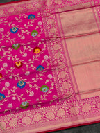 Handloom Kadhwa Katan Tilfi Minakari Saree