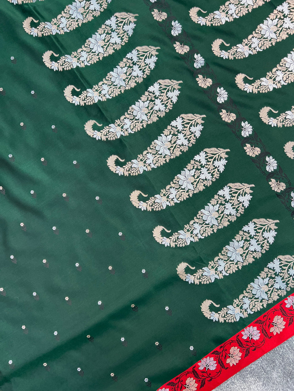 Traditional Banarasi Mashru Katan Silk Saree