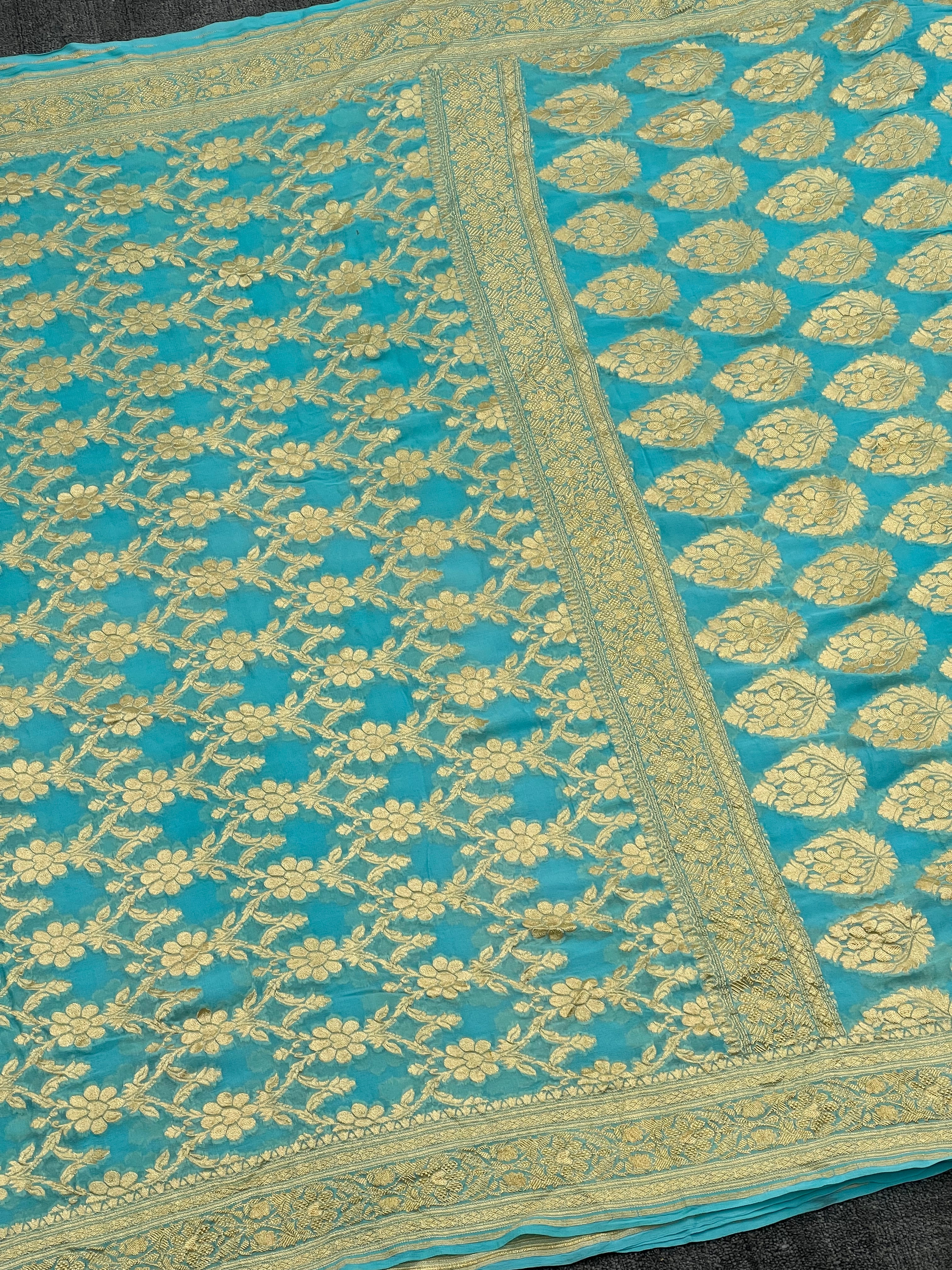 Handloom Khaddi Georgette Saree