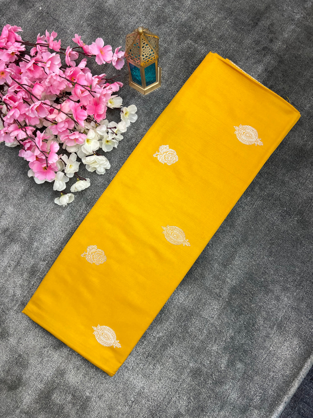 Handloom Kadhwa Pure Katan Silk Saree