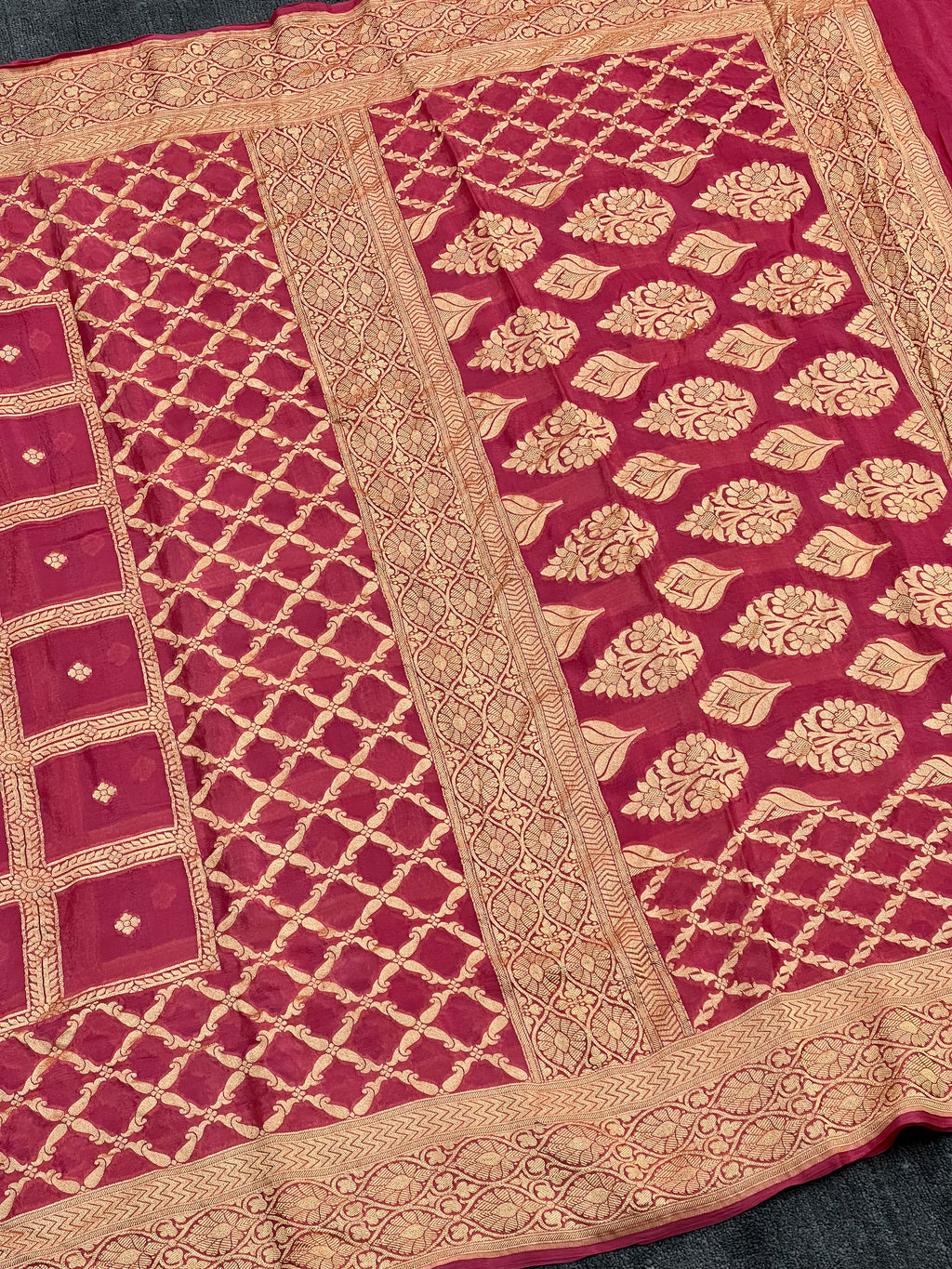 Handloom Khaddi Georgette Saree