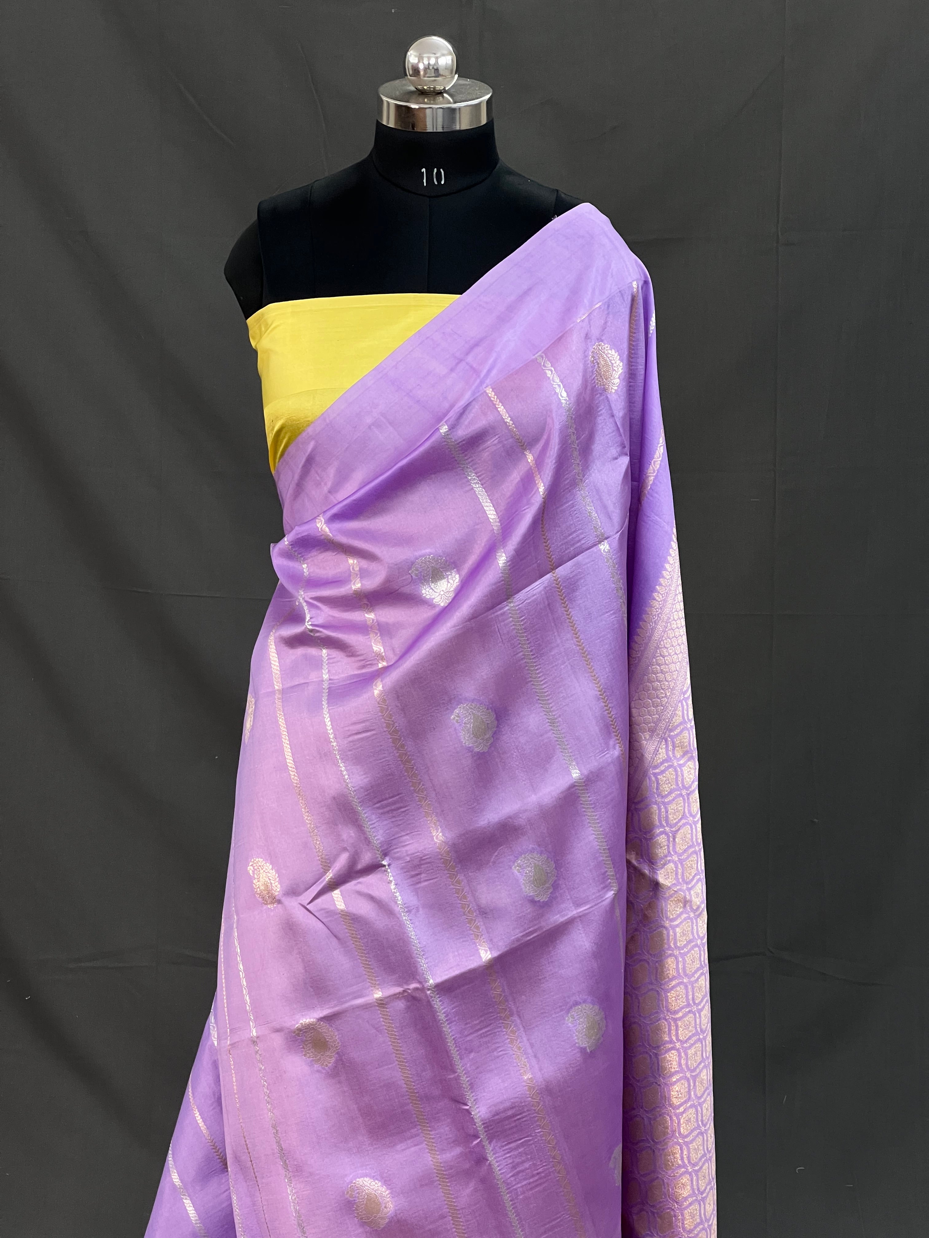 Traditional Handloom Pure Mango Silk Saree