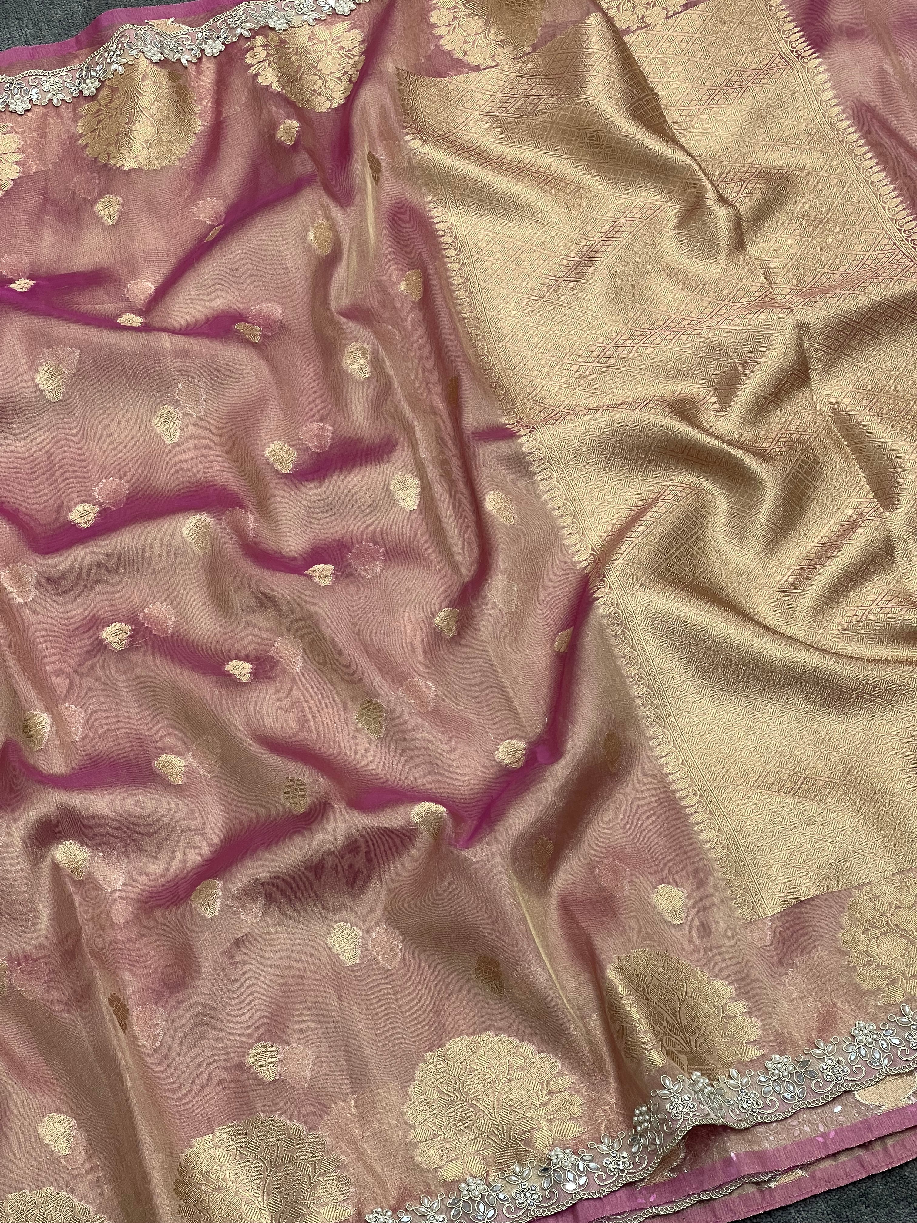 Maharani Edition Tissue Silk Saree