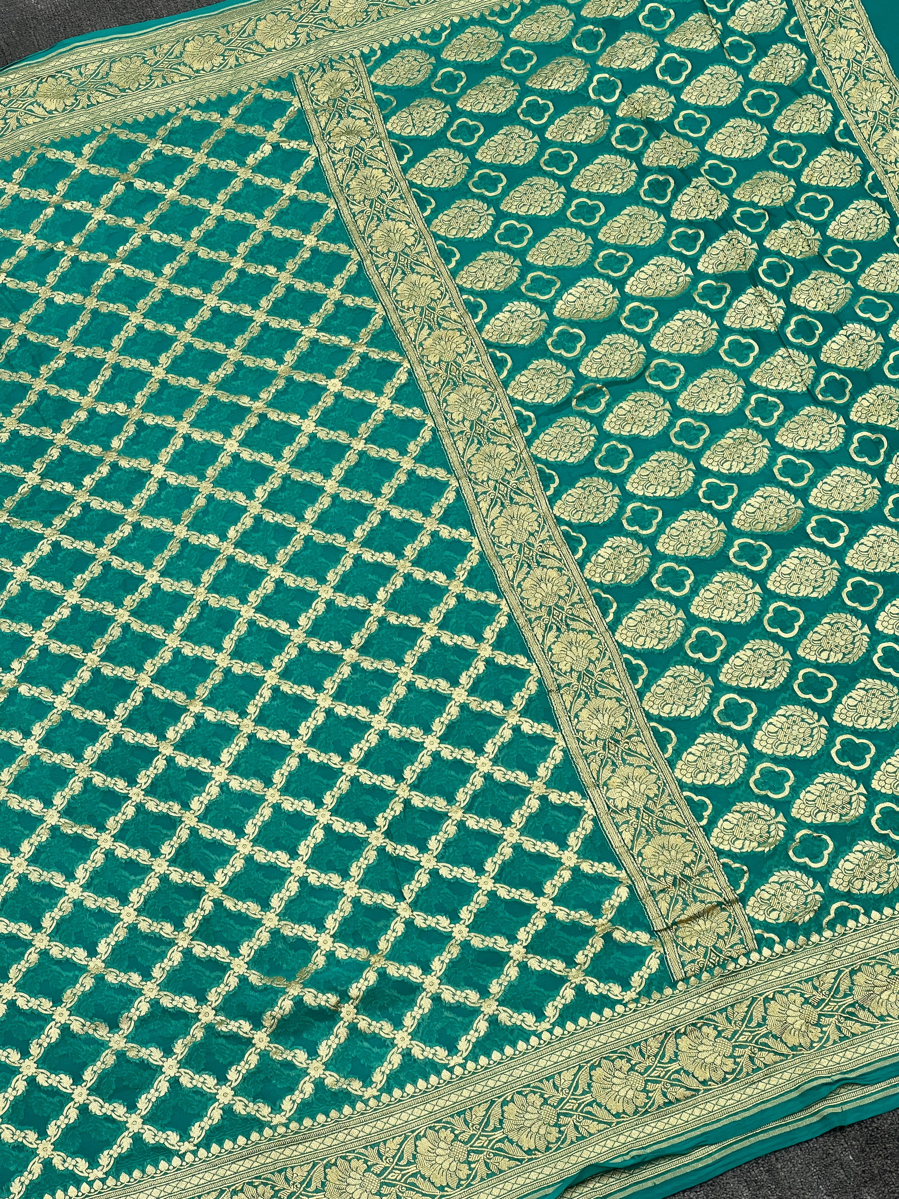 Handloom Khaddi Georgette Saree