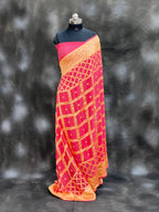 Handloom Khaddi Georgette Saree