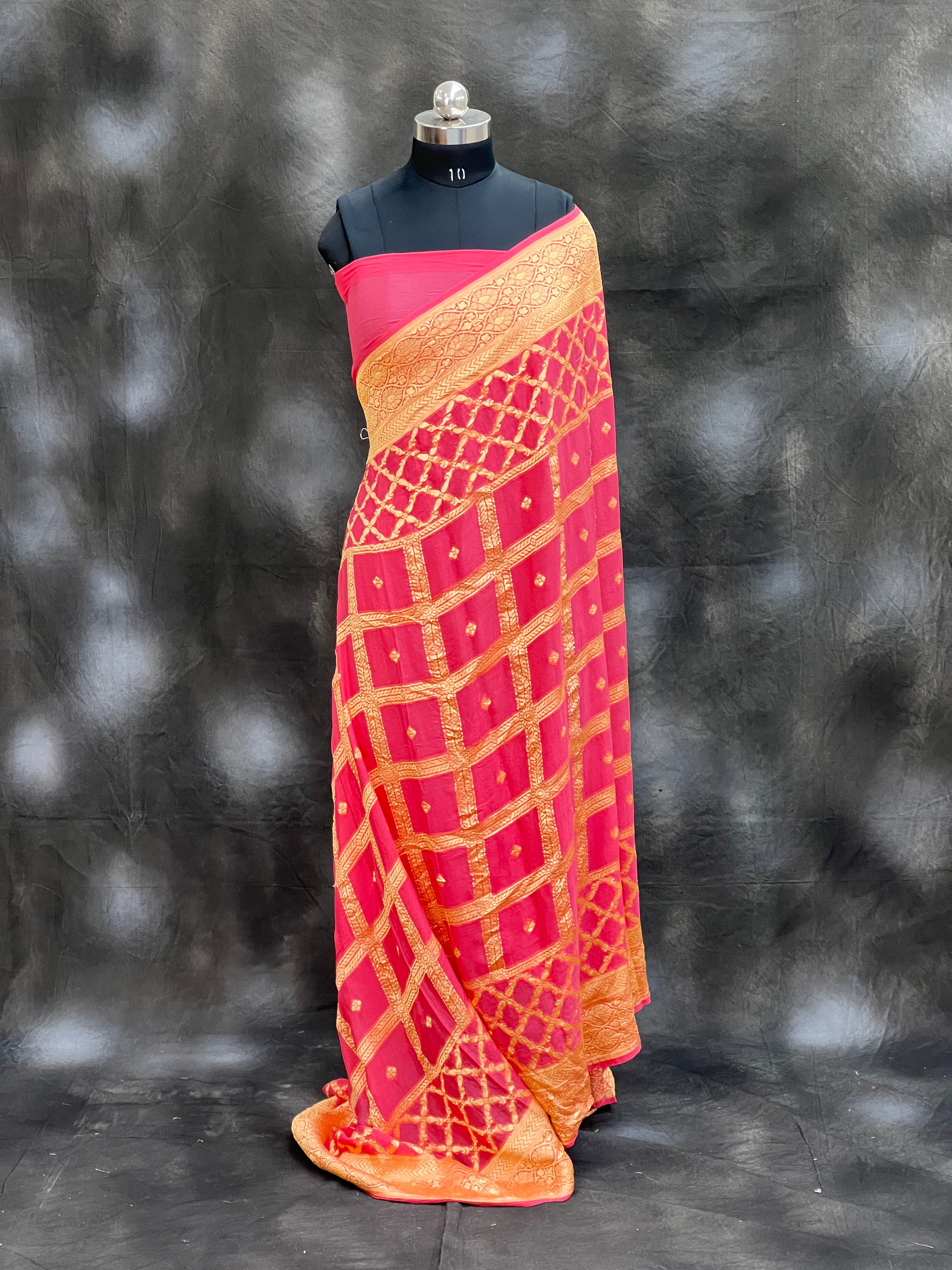 Handloom Khaddi Georgette Saree