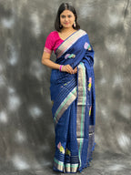 Classic Green Mango Silk Saree