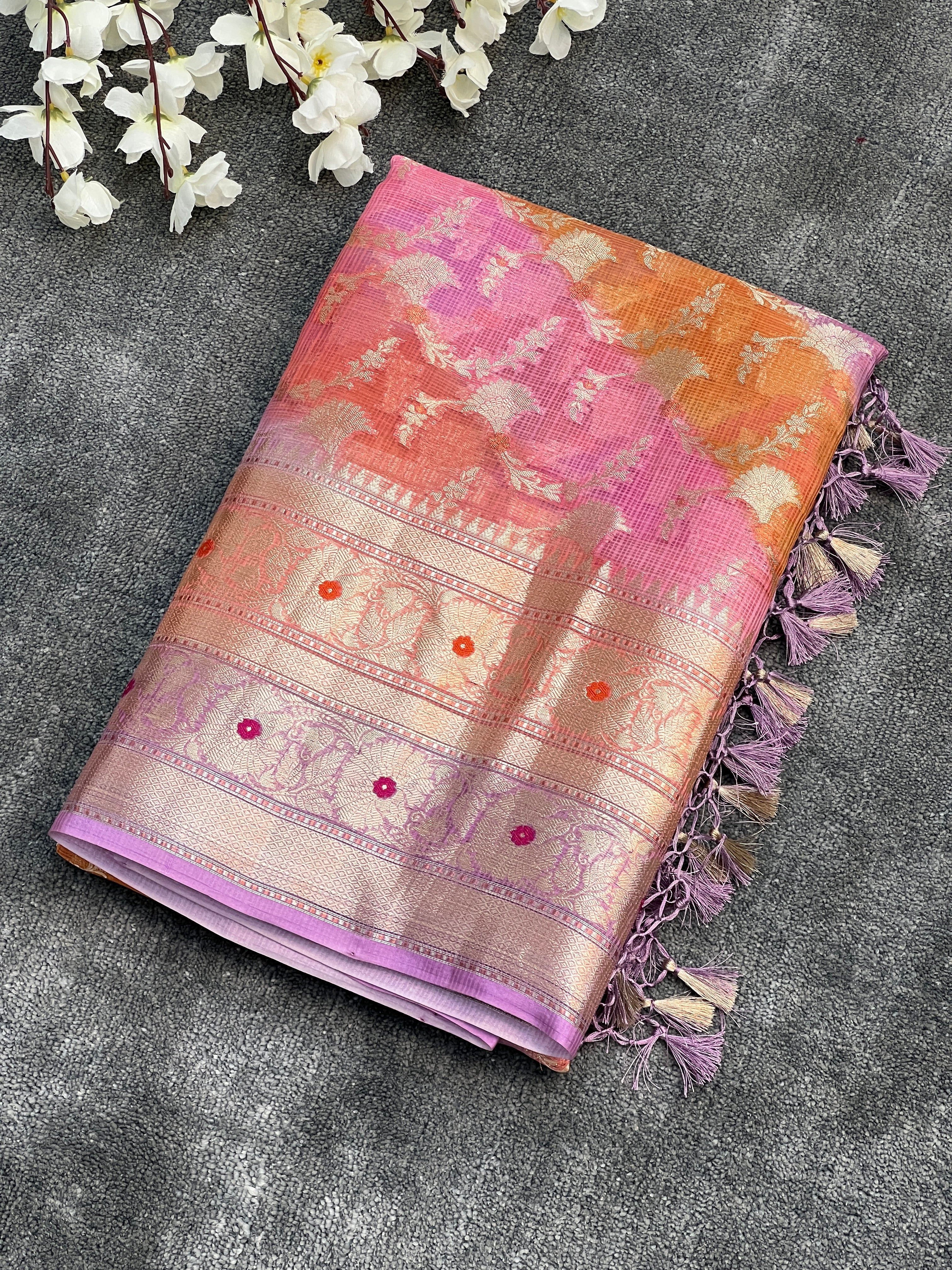 Pure Kota Katan Silk Saree